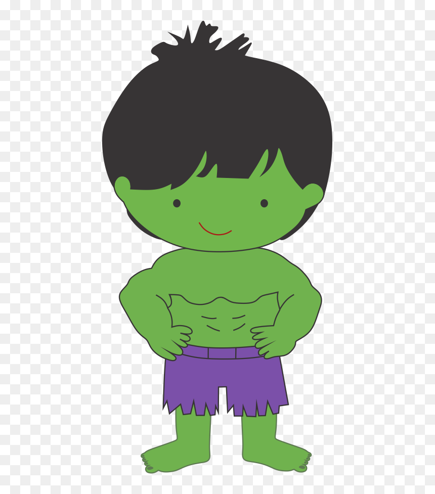 Super Heróis Baby Png, Transparent Png - hulk png