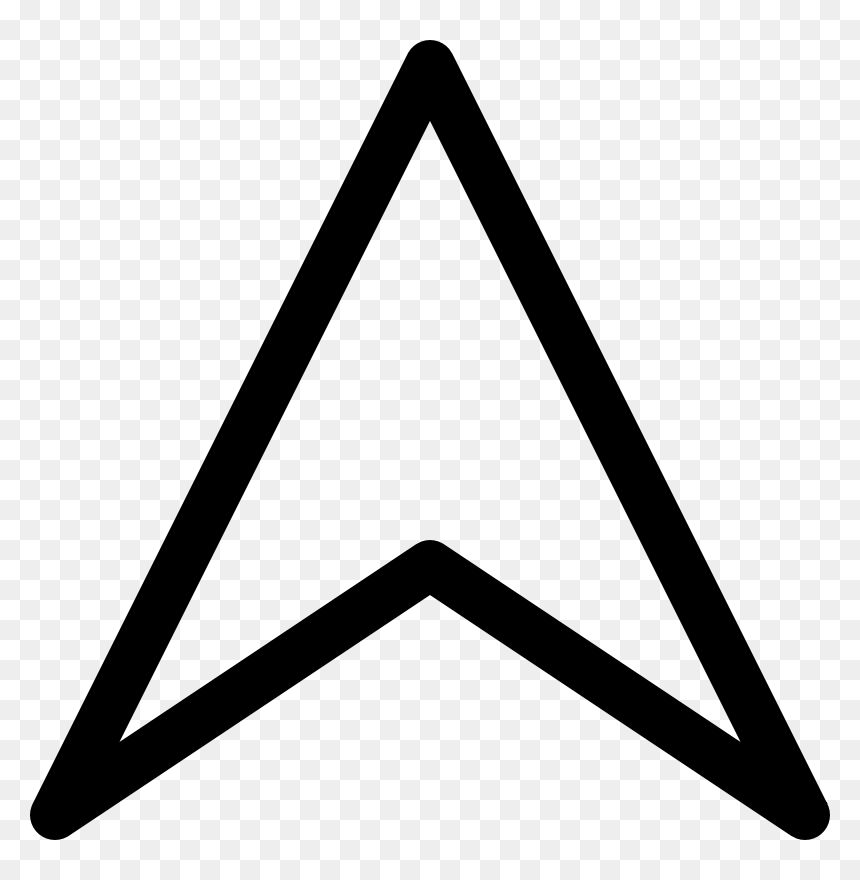 Arrow Up Png, Transparent Png - north arrow png
