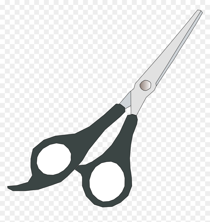 Hair Scissors Clip Art, HD Png Download - scissors png