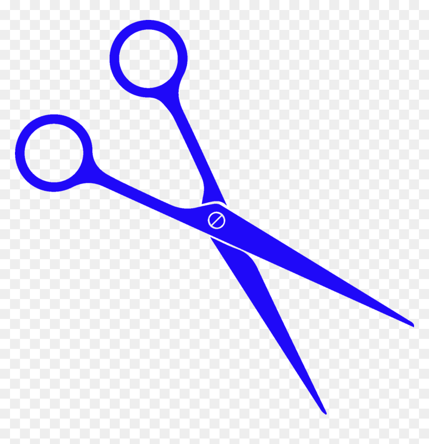 Hair Cutting Scissors Clip Art, HD Png Download - scissors png