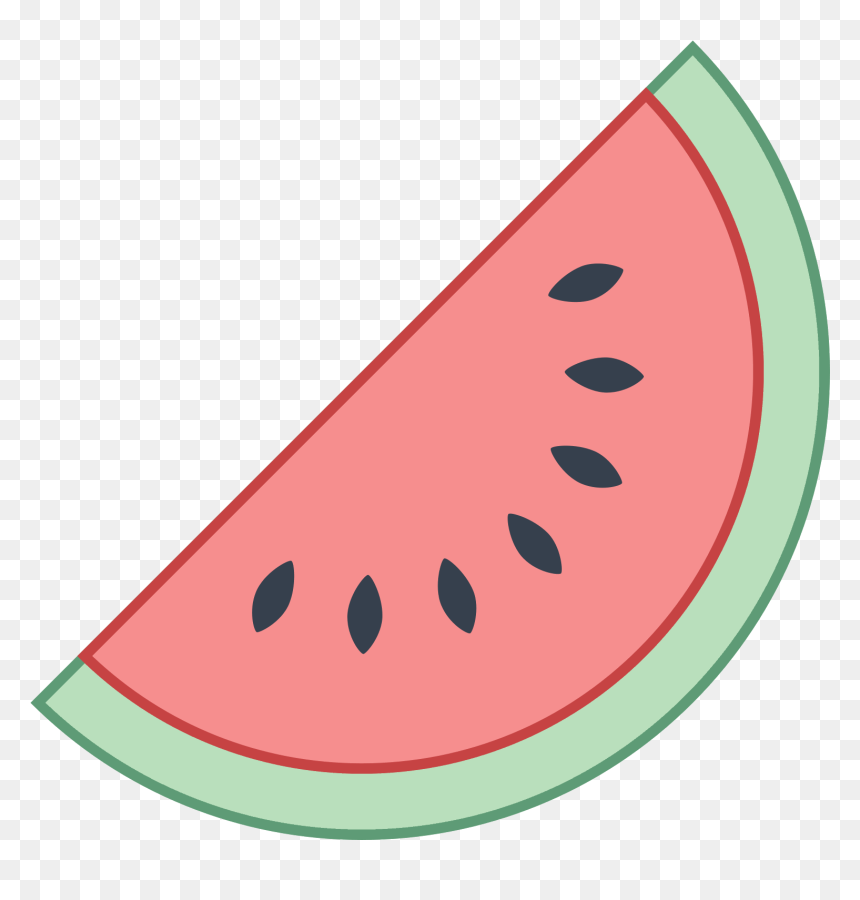 Blue Watermelon Icon Png, Transparent Png - watermelon png