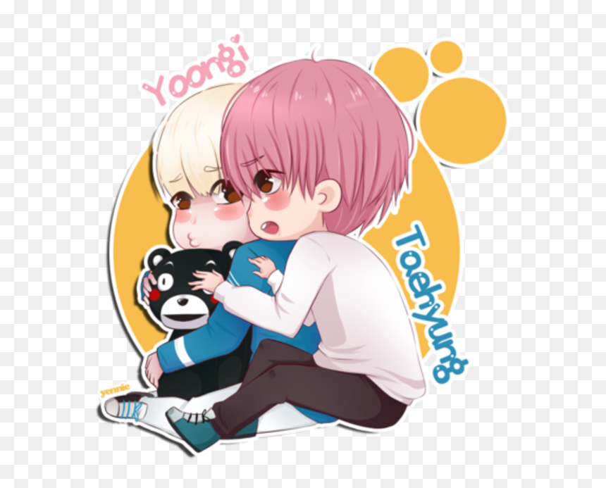 Taehyung X Yoongi Fanart, HD Png Download - kumamon png