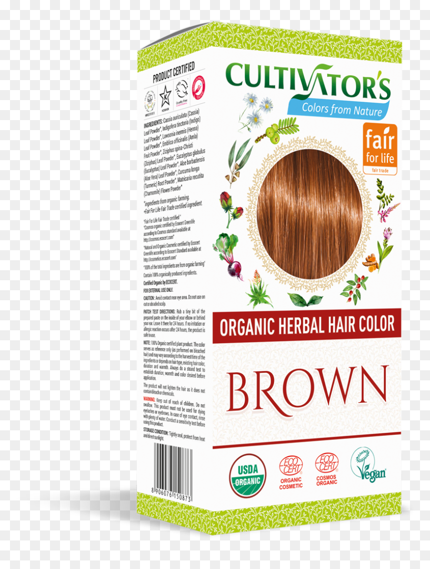 Cultivator's Organic Herbal Hair Color Caramel, HD Png Download - color powder png
