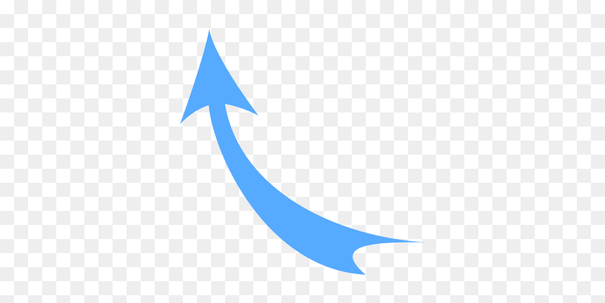 Curved Red Arrow Png, Transparent Png - curvy line png