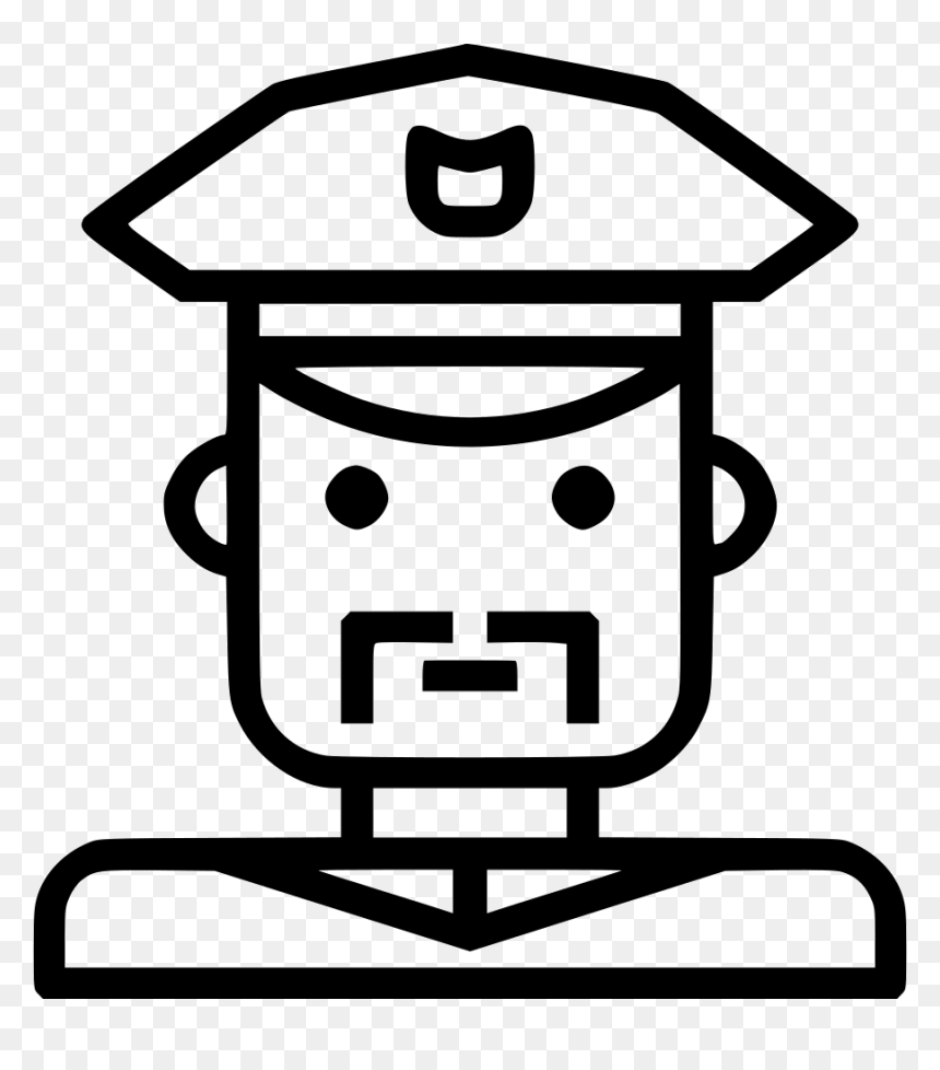 Female Police Officer Icon, HD Png Download - police man png