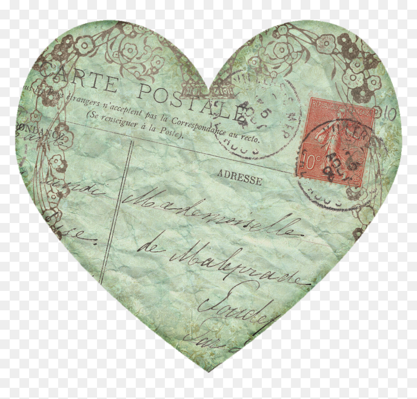 Heart Vintage Png, Transparent Png - valentines day heart png