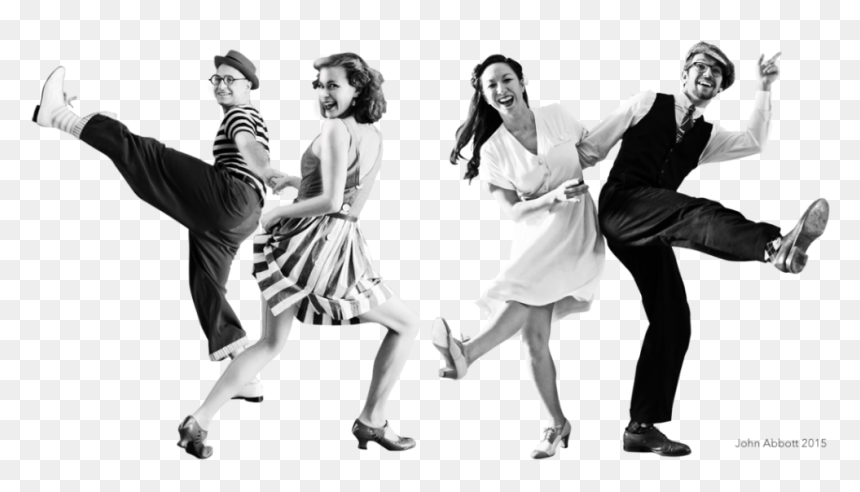 Lindy Hop, HD Png Download - salsa dancers png