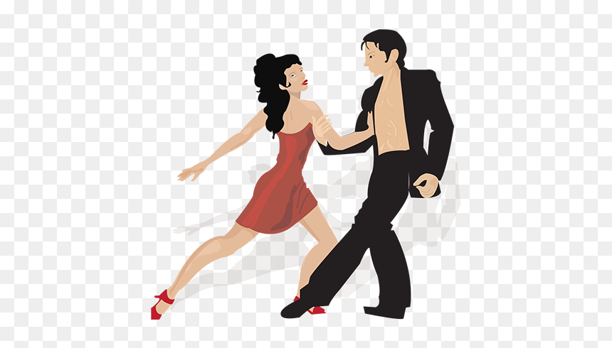 Turn, HD Png Download - salsa dancers png