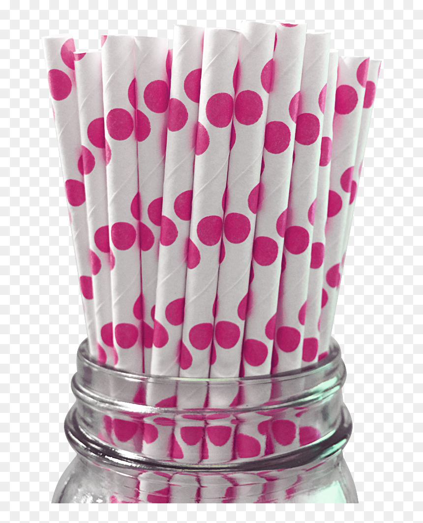 Polka Dot, HD Png Download - drinking straw png