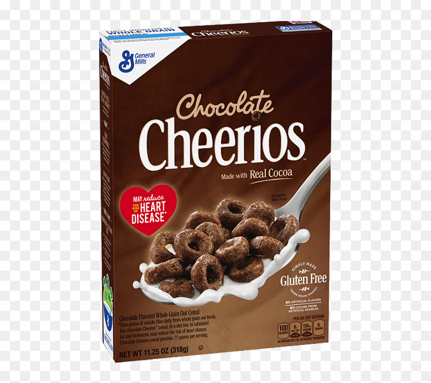 General Mills Chocolate Cheerios, HD Png Download - bowl of cheerios png
