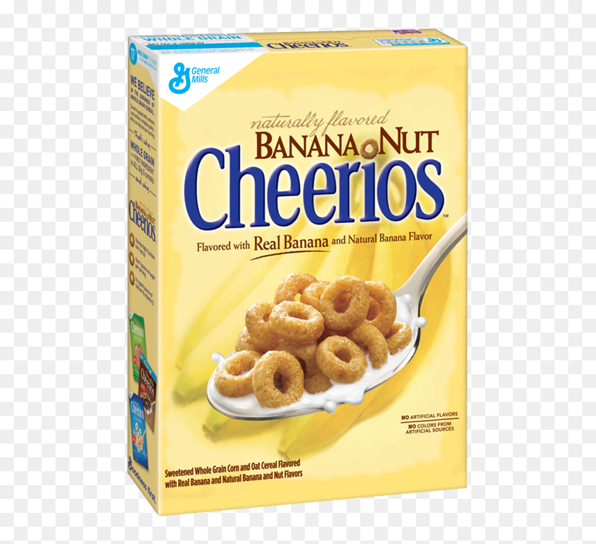 Banana Nut Cheerios, HD Png Download - bowl of cheerios png