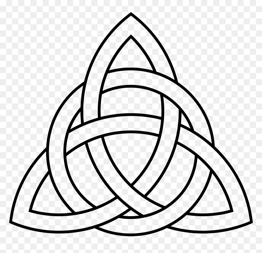 Celtic Knot Triangle, HD Png Download - celtic symbols png