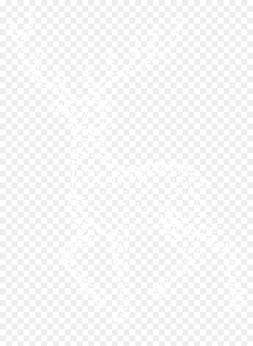 Johns Hopkins Logo White, HD Png Download - christmas deer png