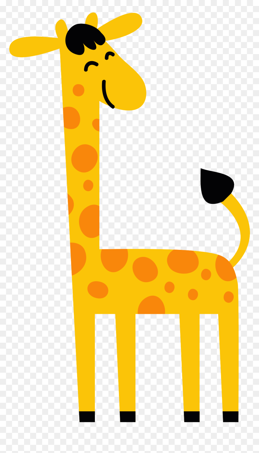 Huơu Cao Cổ Hoạt Hình, HD Png Download - giraffe cartoon png