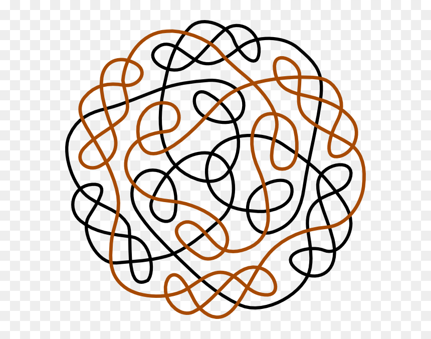 Scottish Knot Patterns Line Drawing, HD Png Download - celtic symbols png