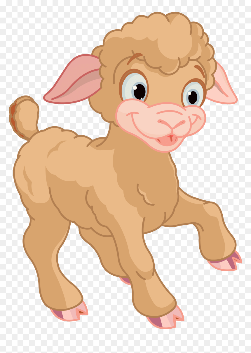 Mary Had A Little Lamb Png, Transparent Png - lamb clipart png