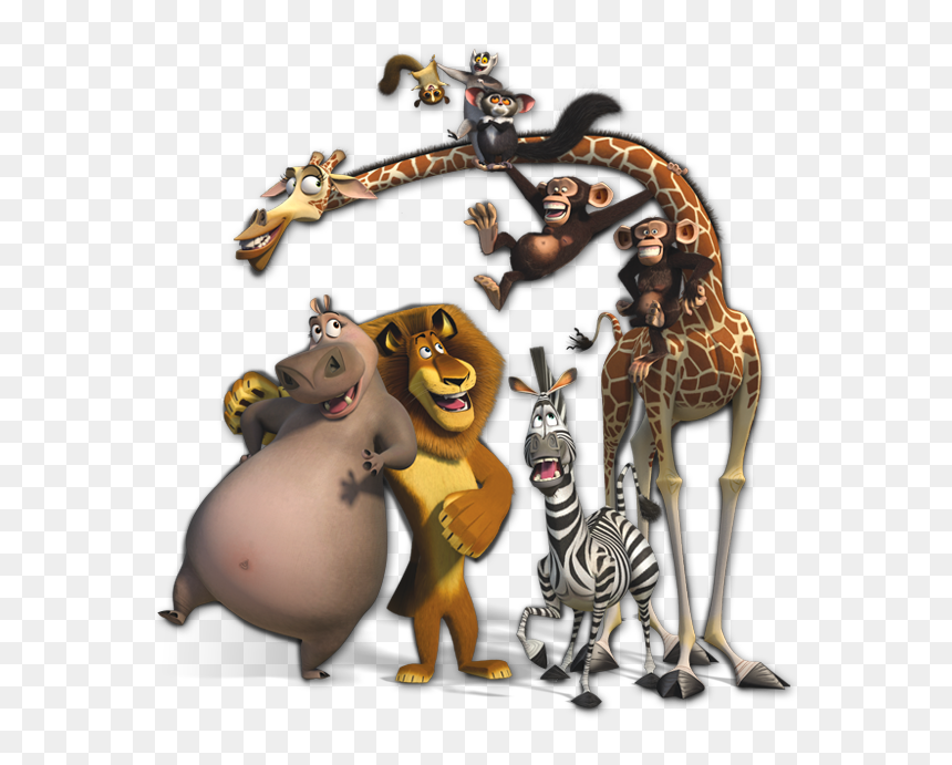 Madagascar Png, Transparent Png - giraffe cartoon png