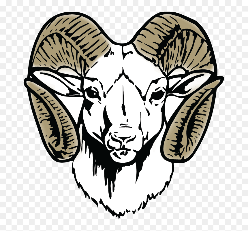 Blue Valley Randolph Rams, HD Png Download - lamb clipart png