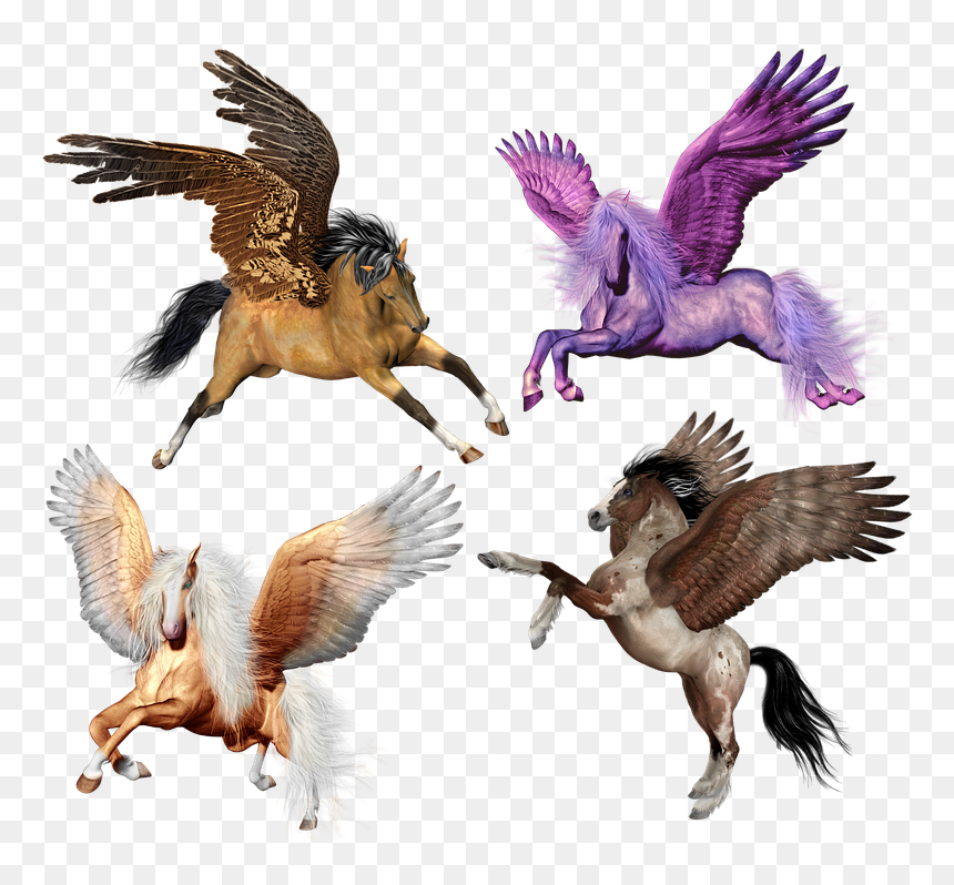 Pegasus Png, Transparent Png - flying unicorn png