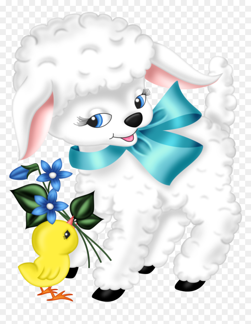 Transparent Easter Clipart Png, Png Download - lamb clipart png