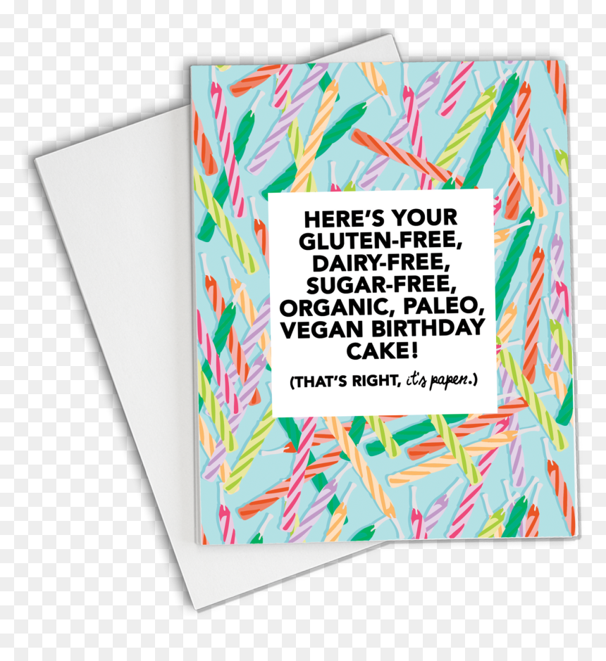 Vegan Birthday Card, HD Png Download - birthday card png