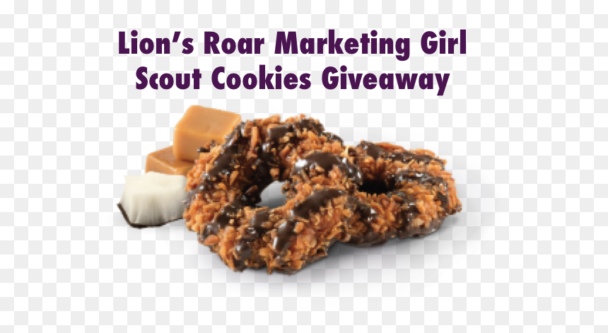 Girl Scout Cookies Giveaway - Transparent Samoa Girl Scout Cookie, HD Png Download - girl scout cookies png