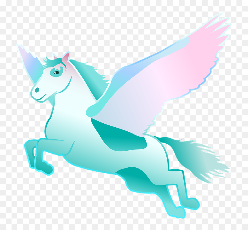 Animal Pegasus, HD Png Download - flying unicorn png