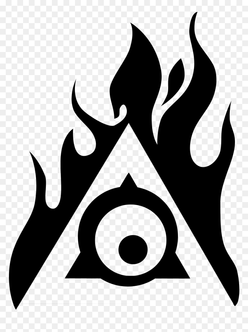 Illuminati Tattoo Png, Transparent Png - all seeing eye pyramid png