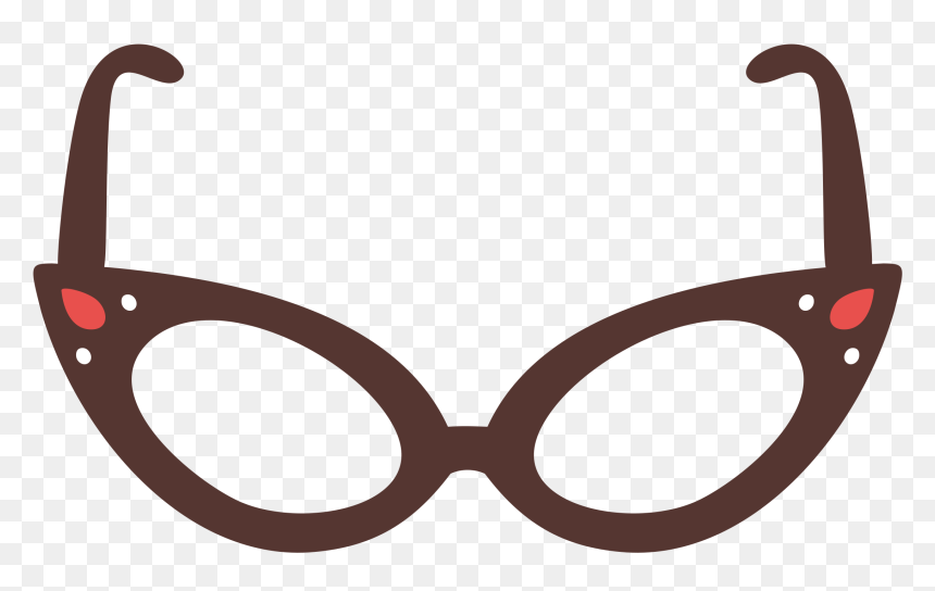Cat Eye Glasses Clipart, HD Png Download - cat eye glasses png