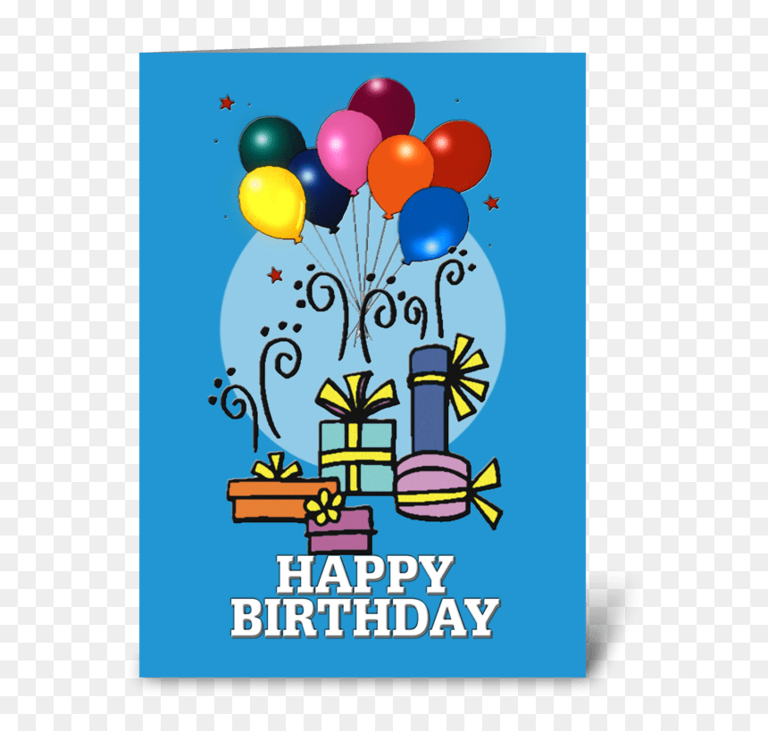 Gift Clipart, HD Png Download - birthday card png
