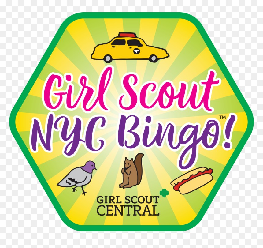 Girl Scout Nyc Bingo, HD Png Download - girl scout cookies png