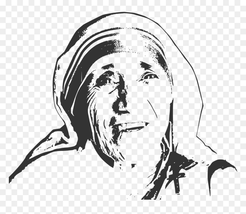 Illustration, HD Png Download - mother teresa png