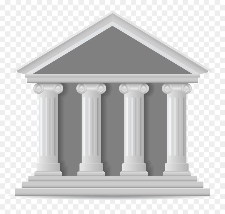 Federal Reserve Clipart, HD Png Download - greek columns png