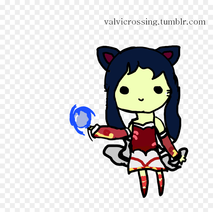 Cartoon, HD Png Download - league of legends ahri png