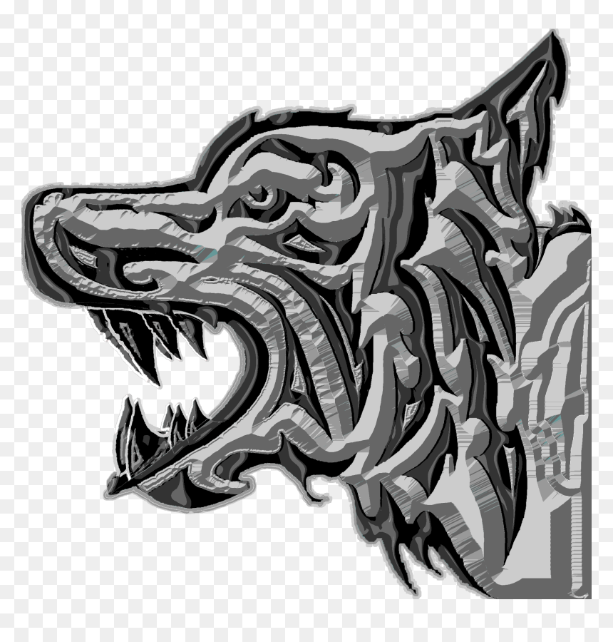 Does The Gray Wolf Look Like, HD Png Download - wolf drawing png
