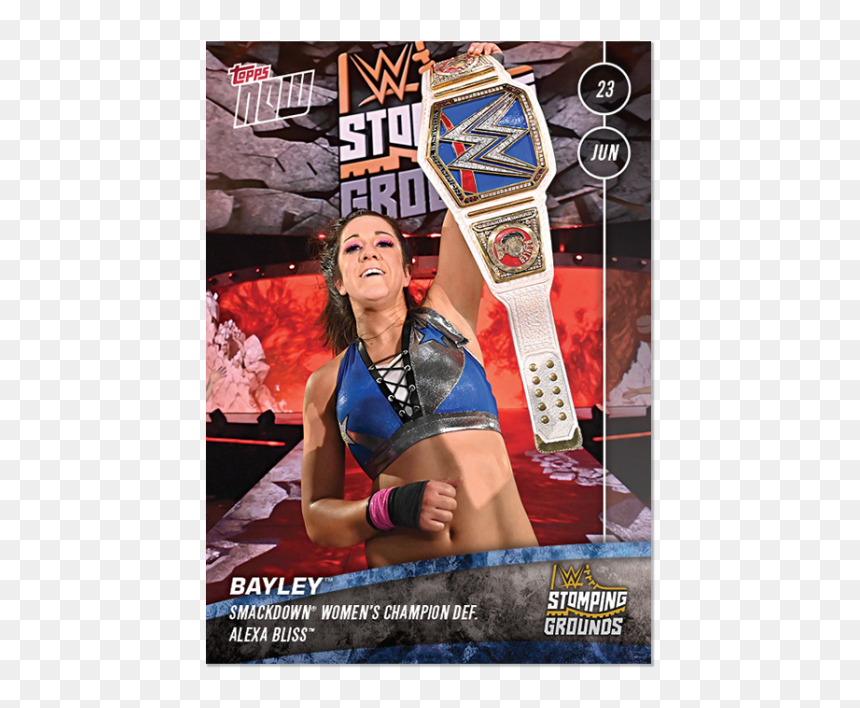 Wwe Bayley Smackdown Women's Champion, HD Png Download - wwe bayley png