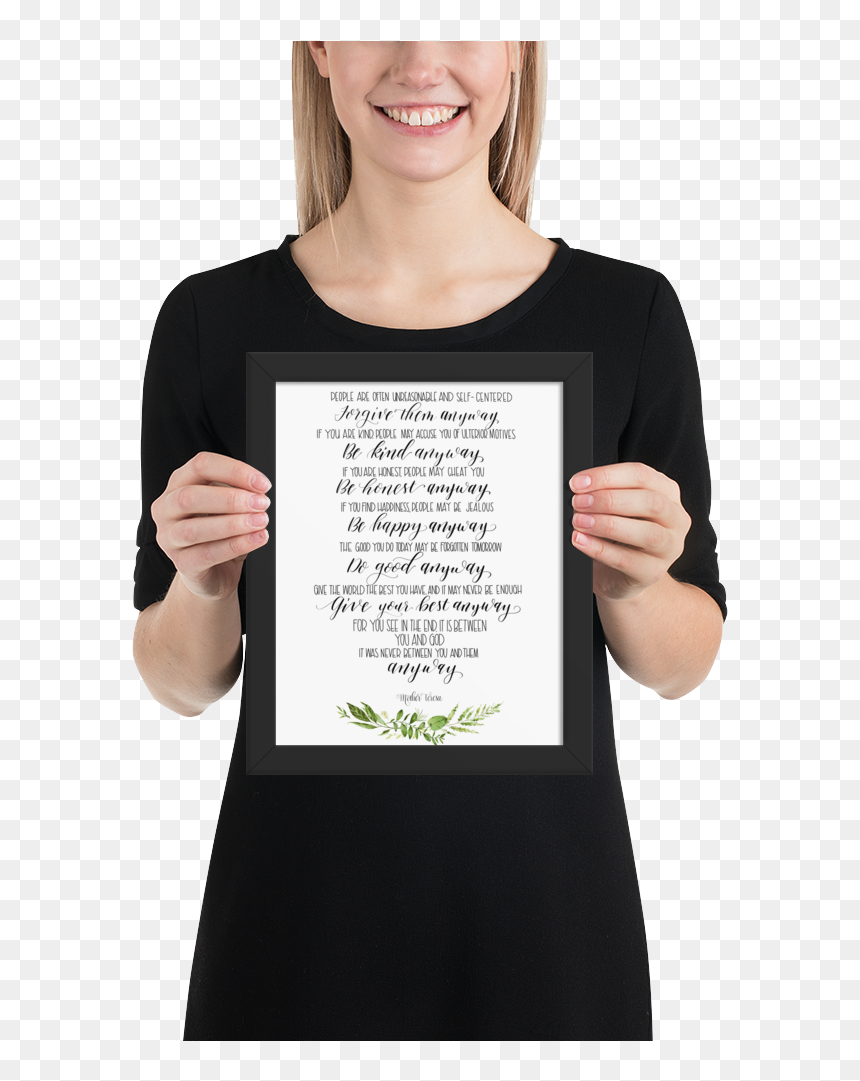 Poster, HD Png Download - mother teresa png