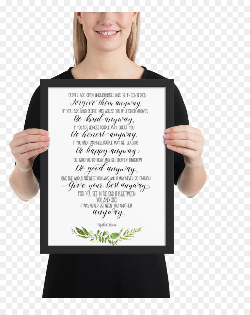 Poster, HD Png Download - mother teresa png