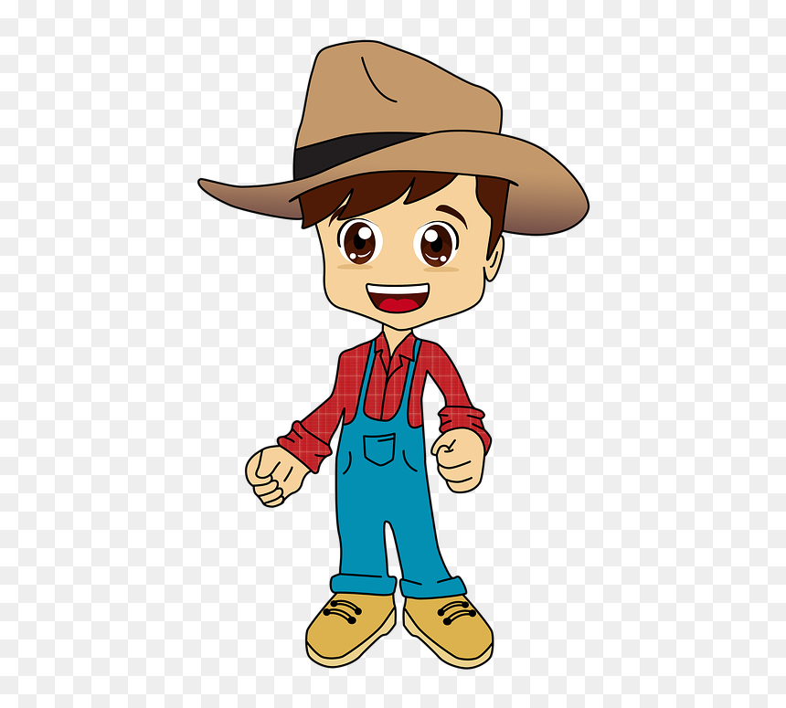Cartoon, HD Png Download - farmer hat png
