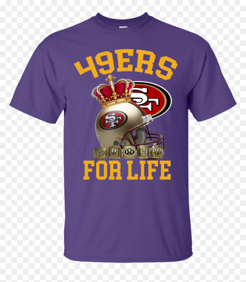 Violet T Shirt Design, HD Png Download - 49ers helmet png