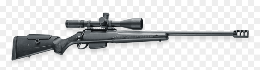 Bolt Action Rifle Scope Muzzle Break, HD Png Download - sniper target png