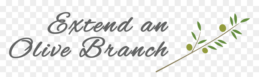 Calligraphy, HD Png Download - olive branches png