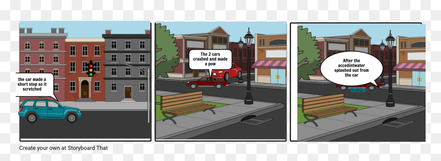 Dora The Explorer Storyboards, HD Png Download - crashed car png