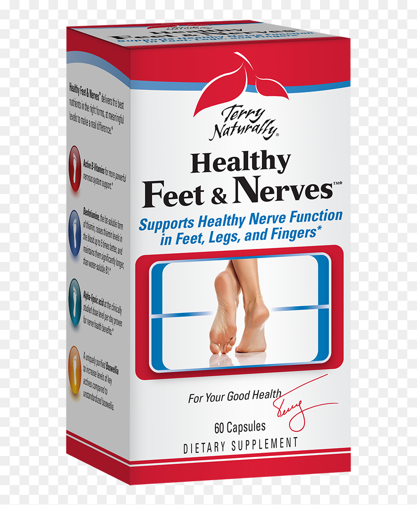 Healthy Feet Png - Terry Naturally Healthy Feet And Nerves, Transparent Png - nerves png