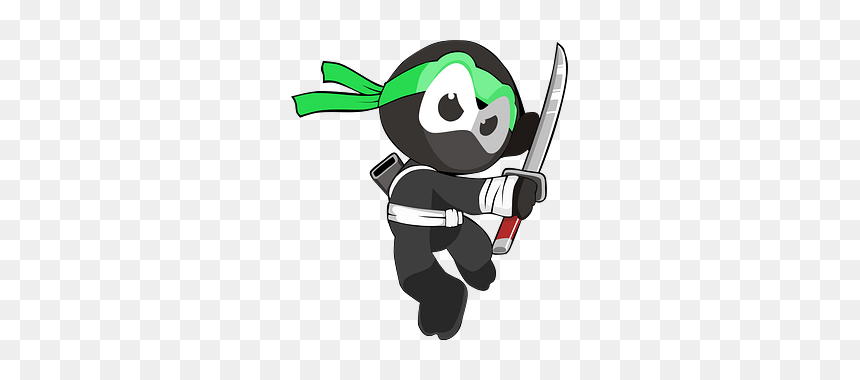 Ninja Turtle Clipart - Cartoon, HD Png Download - cartoon ninja png
