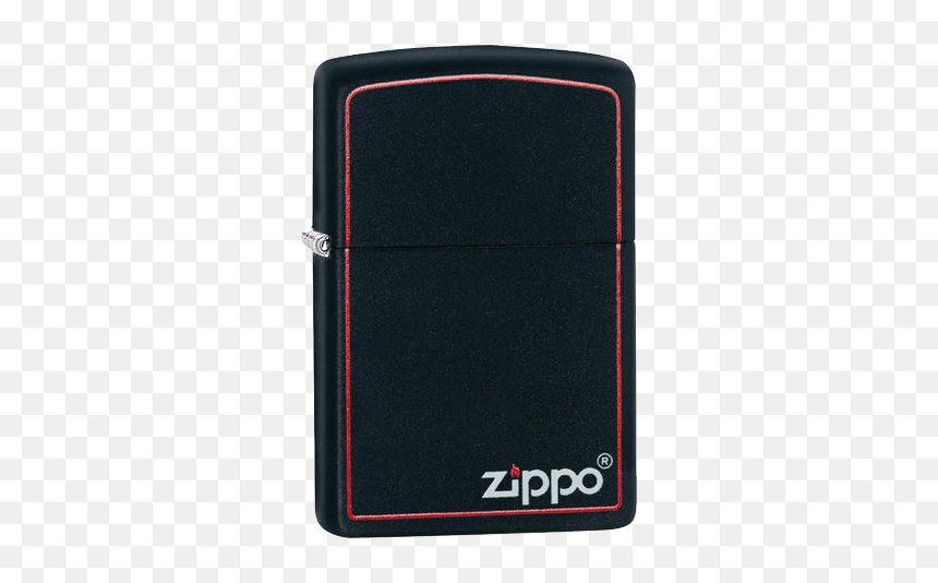 Classic Black And Red Zippo 218zb - Zippo, HD Png Download - zippo png
