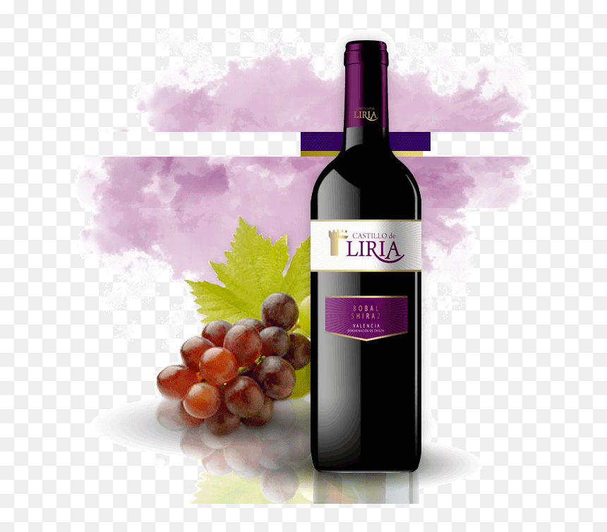 Castillo De Liria - Wine Bottle, HD Png Download - copa de vino png