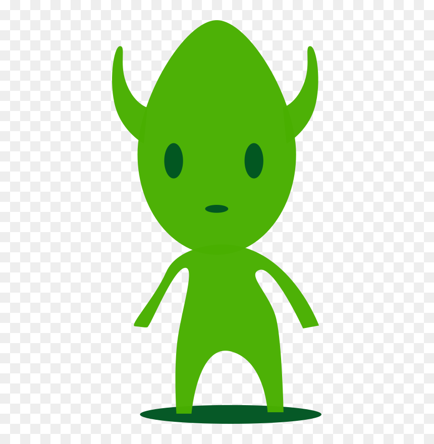 Alien - Clip Art, HD Png Download - cartoon alien png