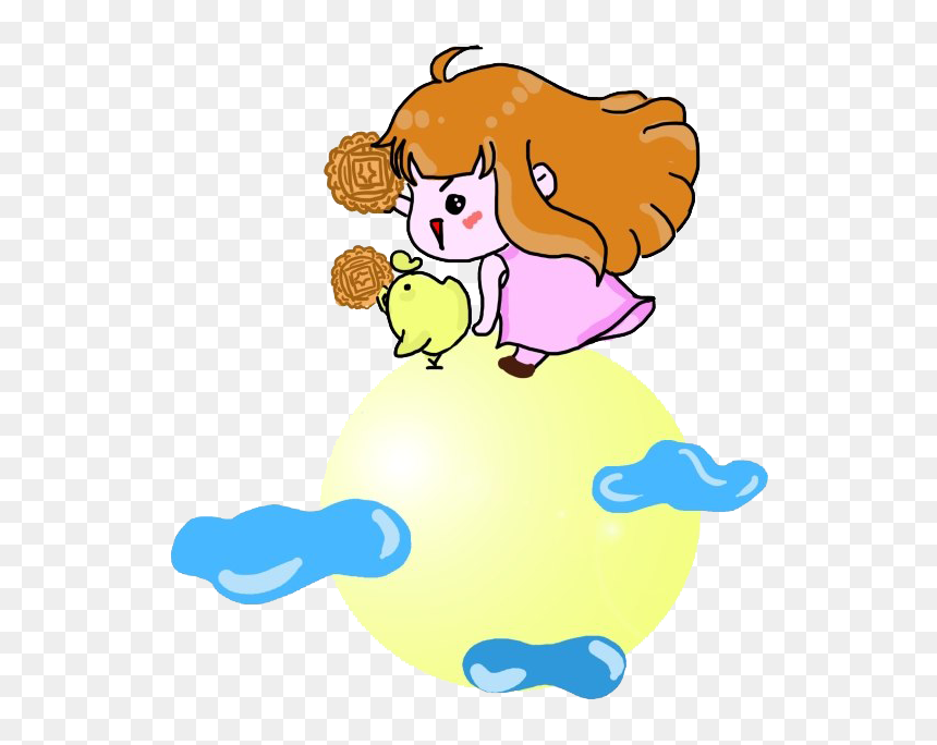 Moon Festival Transparent Png - Festival, Png Download - moon cartoon png