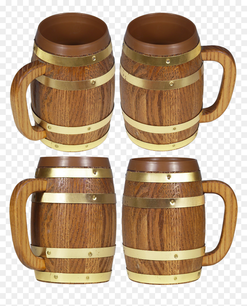 Дървена Халба За Бира, HD Png Download - coffee cup stain png